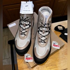 Men's MCQ GR9 Alexander McQueen Grow Up Boot US 11.5  Lt. Grey 682021 R2795 1220